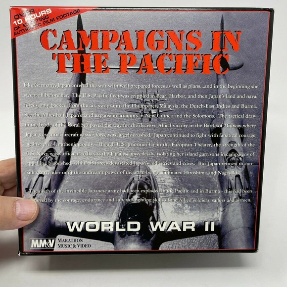 Campaigns In The Pacific World War II VHS Set C4 - Picture 6 of 7